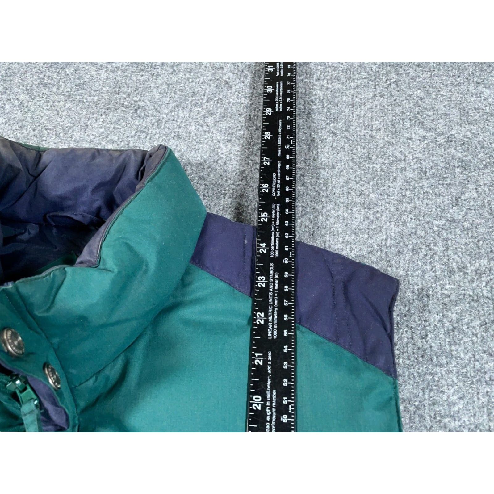 Etro VTG Sierra Sport Duck Down Puffer Vest Adult Medium Green Dark Blue Retro Size US M / EU 48-50 / 2 - 6 Thumbnail
