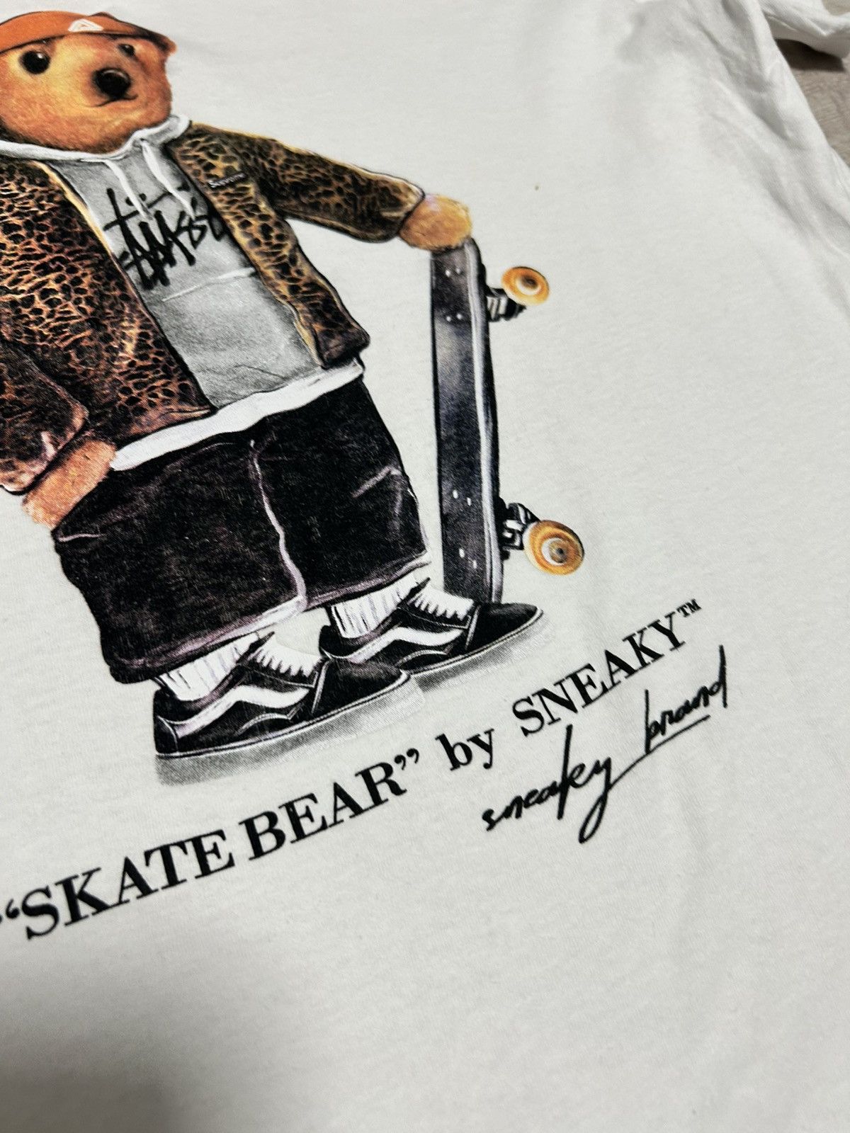 Vintage Big logo T-shirt Skate Bear Palase x Stussy BY SNEAKY Size US M / EU 48-50 / 2 - 6 Thumbnail