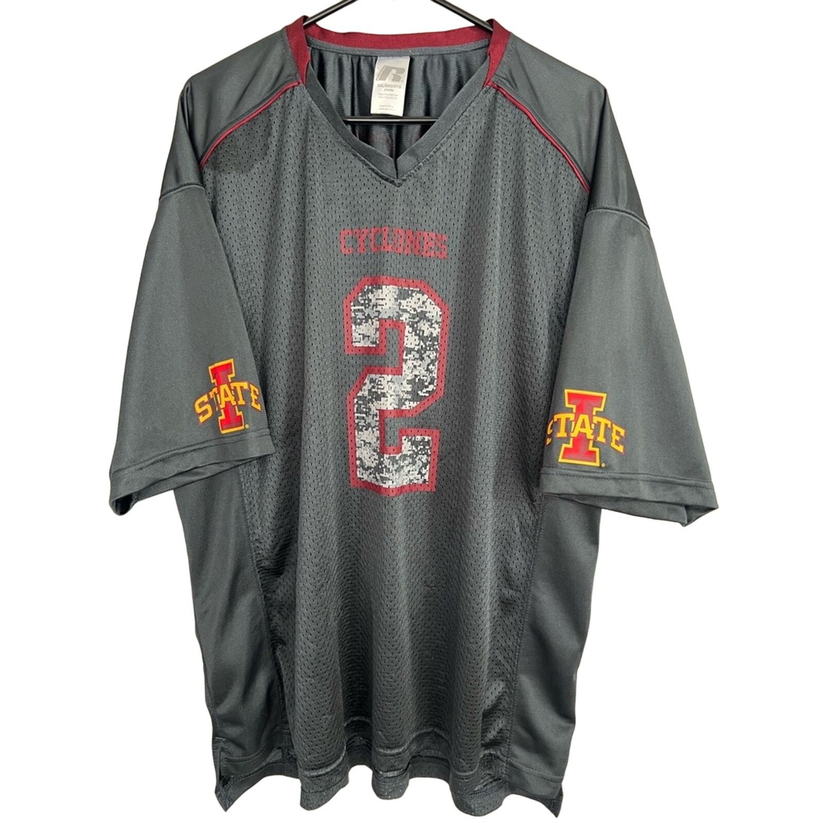 Russell Athletic Russell Athletic Iowa State Cyclones #2 Camo Jersey Men RARE Size US XXL / EU 58 / 5 - 1 Thumbnail