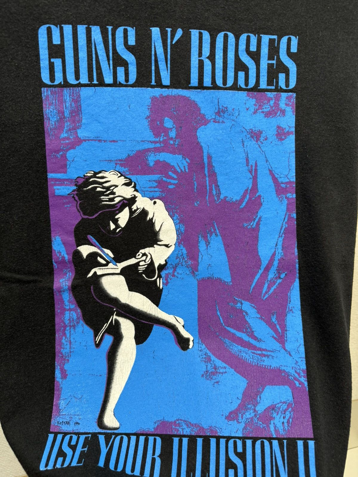 Guns N' Roses Guns N Roses 1991 vintage single t-shirt brockum L illusion Size US L / EU 52-54 / 3 - 6 Thumbnail