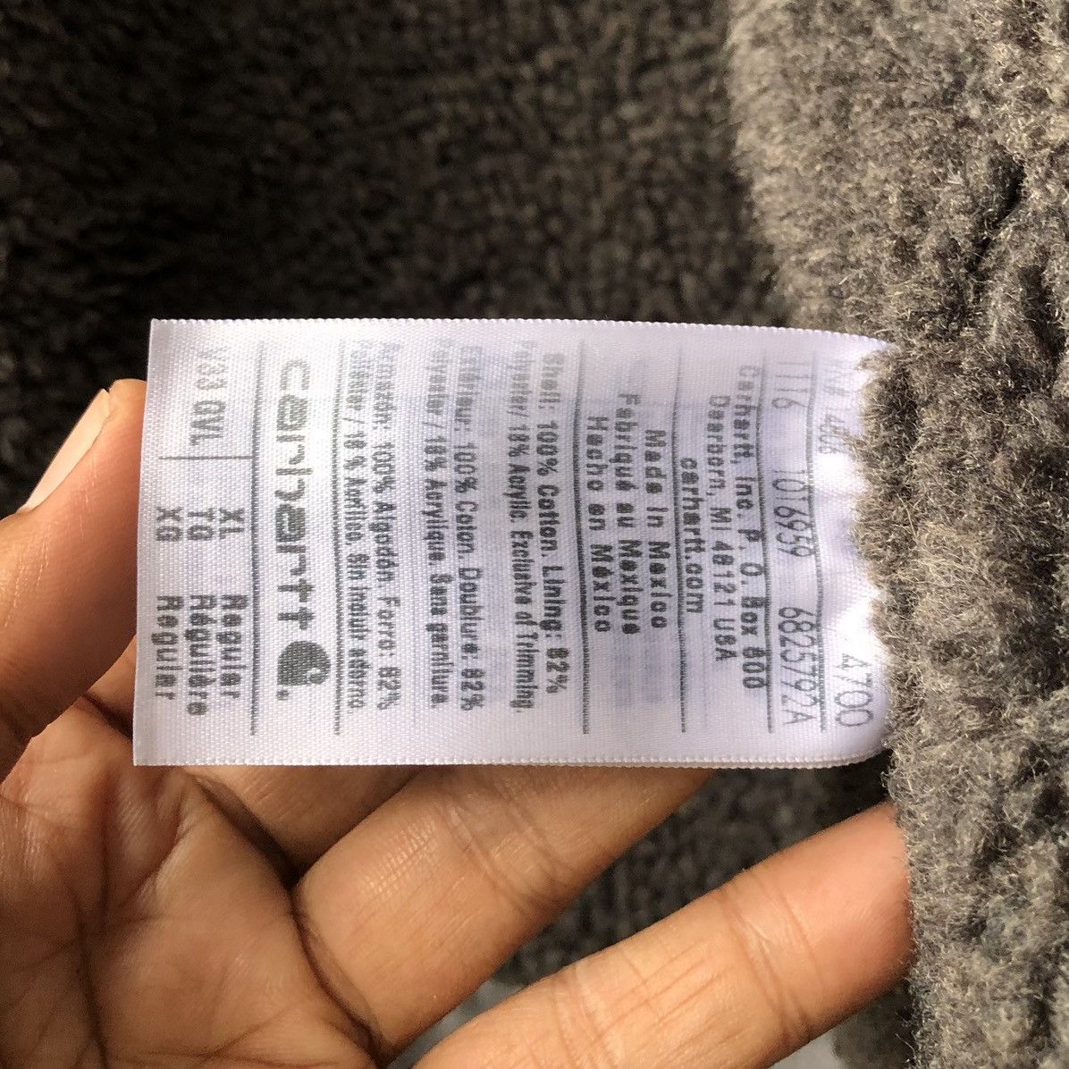 Carhartt Vintage Carhartt THRASHED Faded Sherpa Lined Vest Jacket Size US XL / EU 56 / 4 - 13 Thumbnail