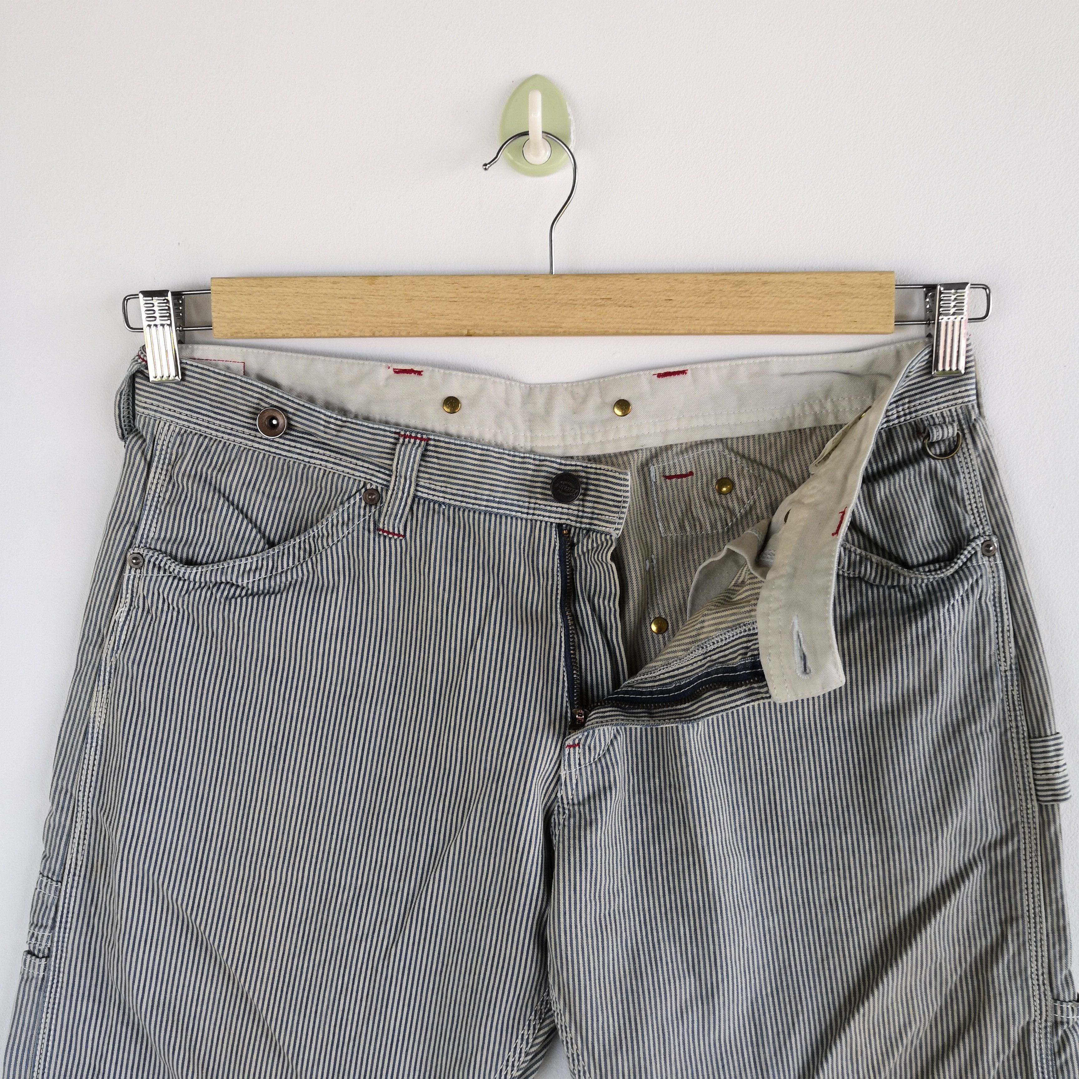 Dickies Dickies Carpenter Workers Pants Hickory Multi Pocket Buckle Size US 34 / EU 50 - 5 Thumbnail