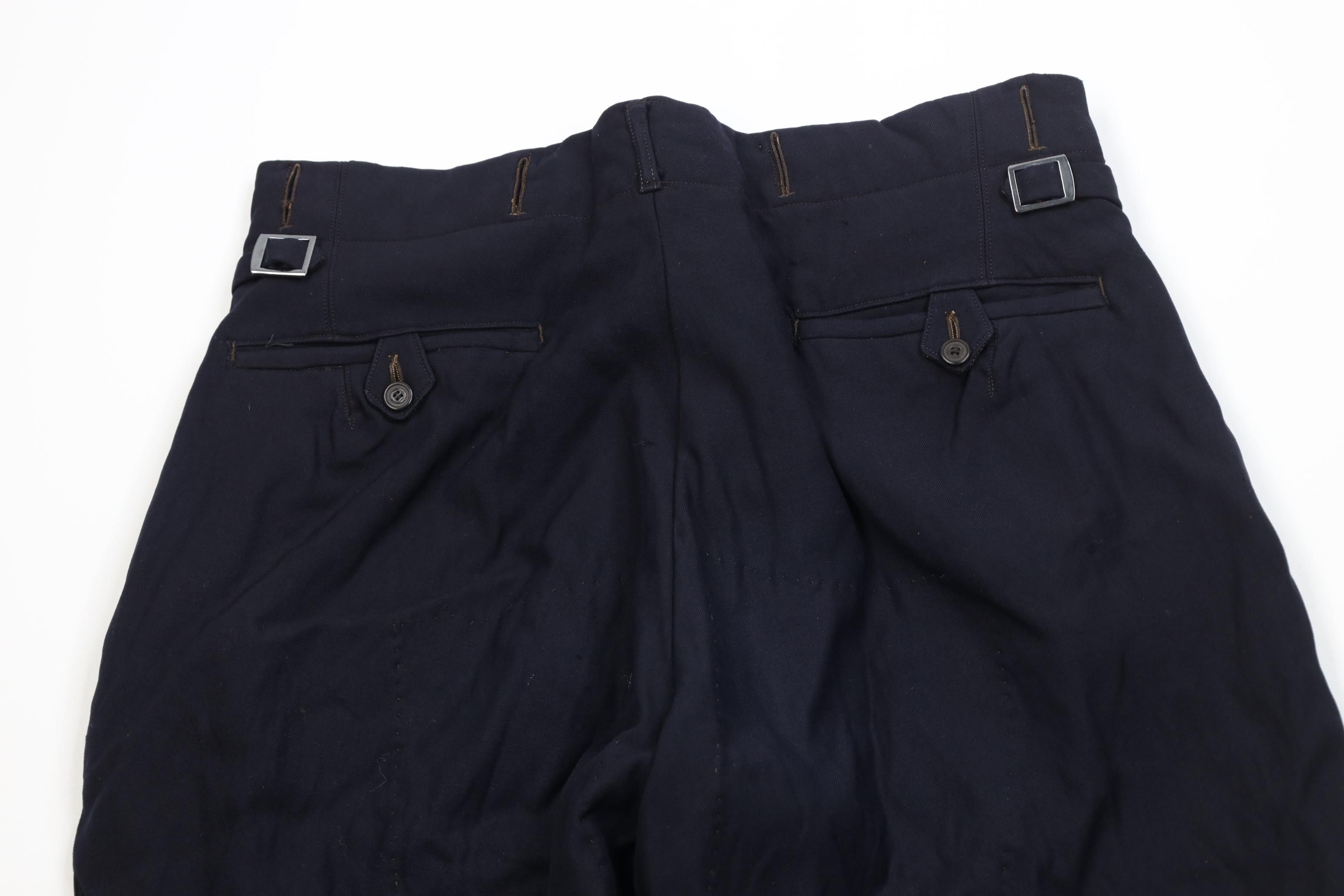 Vintage Vintage Early 1900s Button Fly Wool Gabardine Buckle Pants Size US 30 / EU 46 - 13 Thumbnail