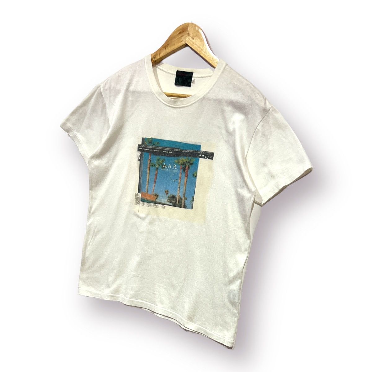 Japanese Brand 🔥VINTAGE YOHJI YAMAMOTO AGAINST ALL RISKS SUITMAN 1998 tee Size US S / EU 44-46 / 1 - 2 Thumbnail