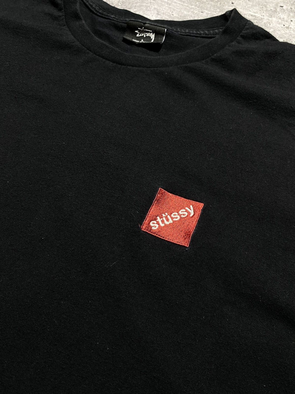 Stussy Stussy rare box logo t shirt Size US L / EU 52-54 / 3 - 3 Thumbnail