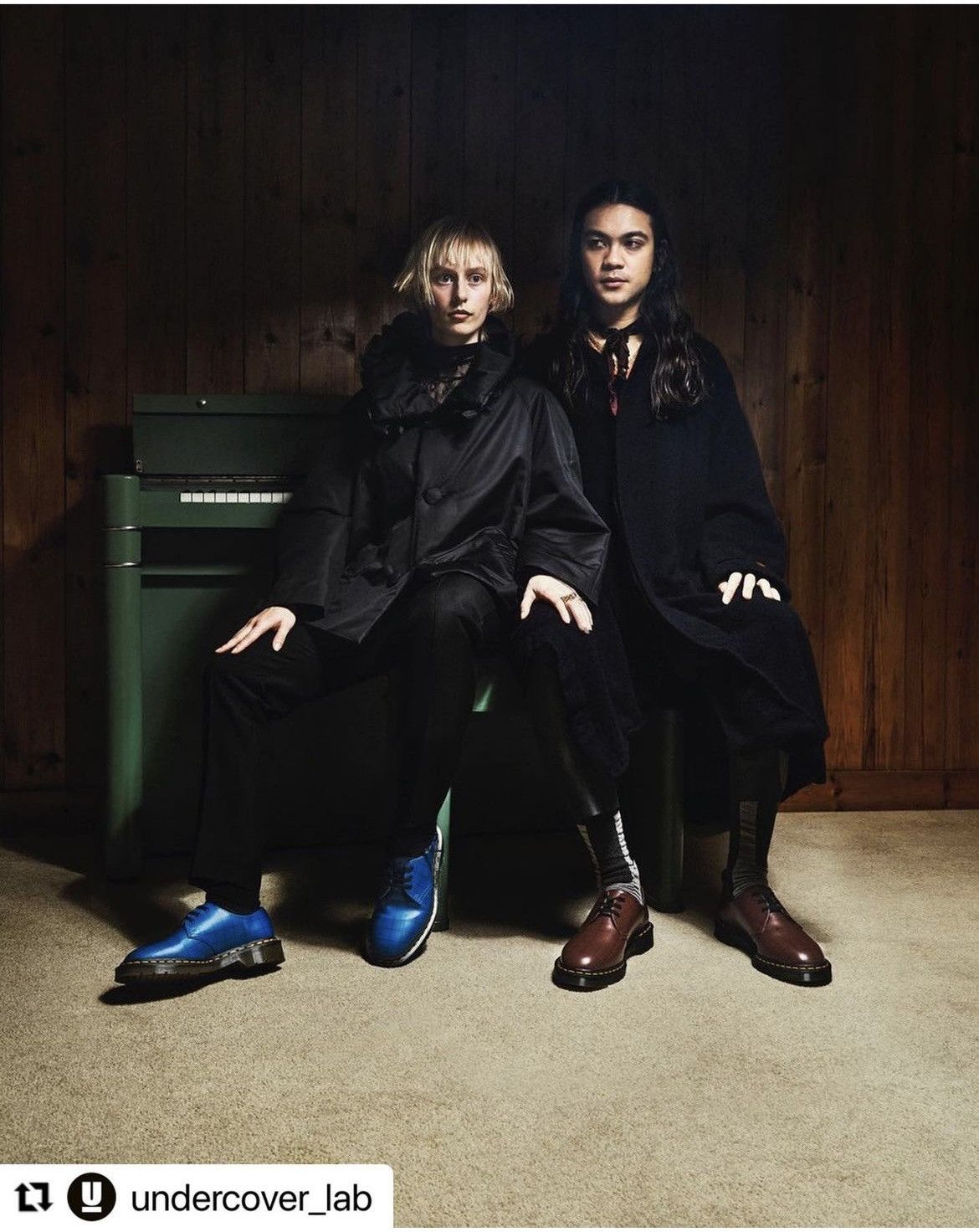 Dr. Martens × Undercover Undercover x Dr. Martens Classic Model 1461 Size US 10 / EU 43 - 8 Thumbnail