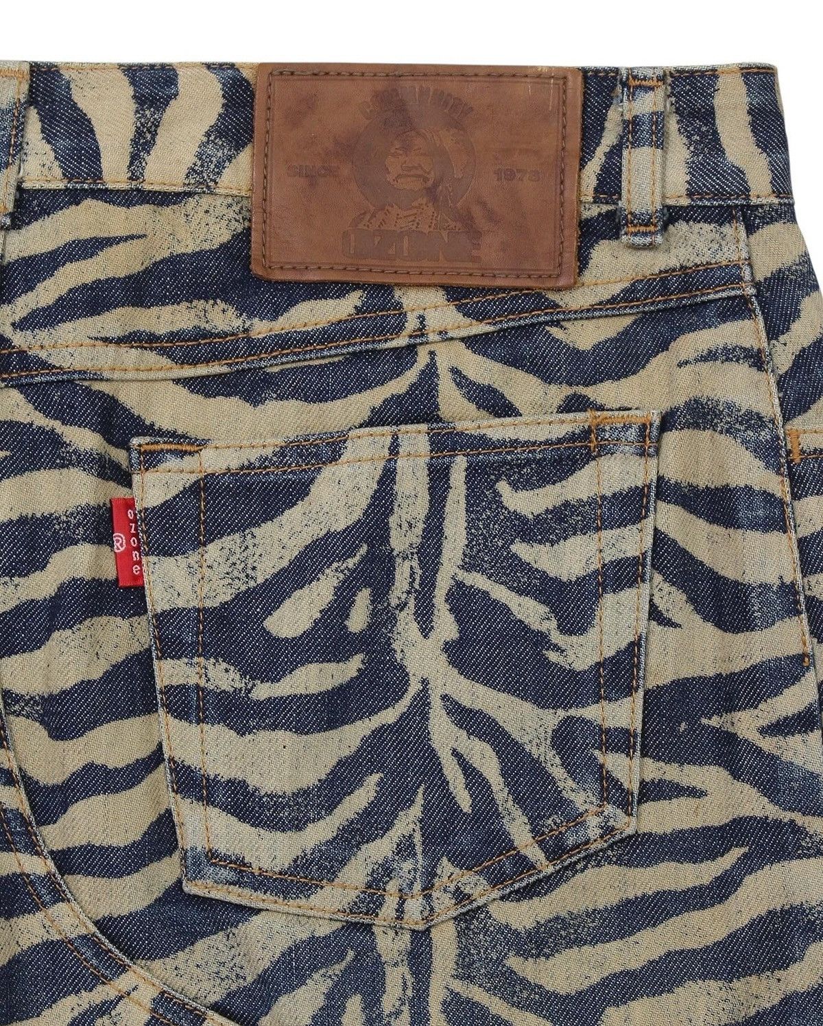 Hysteric Glamour 2000S DENIM OZONE BY HYSTERIC GLAMOUR ZEBRA PRINT SKIRT Size 30" / US 8 / IT 44 - 4 Thumbnail