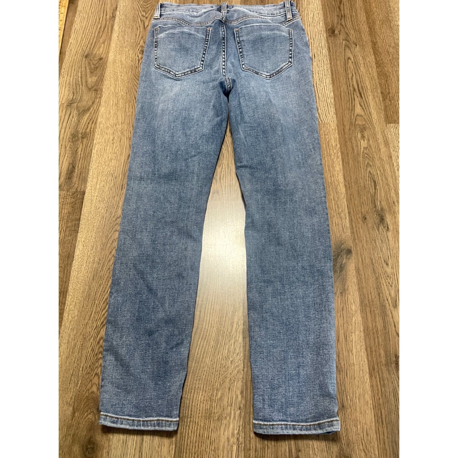 Vintage Studio Jeans, Women's 27, Denim, Straight Leg, Medium Wash, 5-Pocket Design, Zip, Cotton, Regular Fit Womens Jeans Size 27" / US 4 / IT 40 - 2 Thumbnail