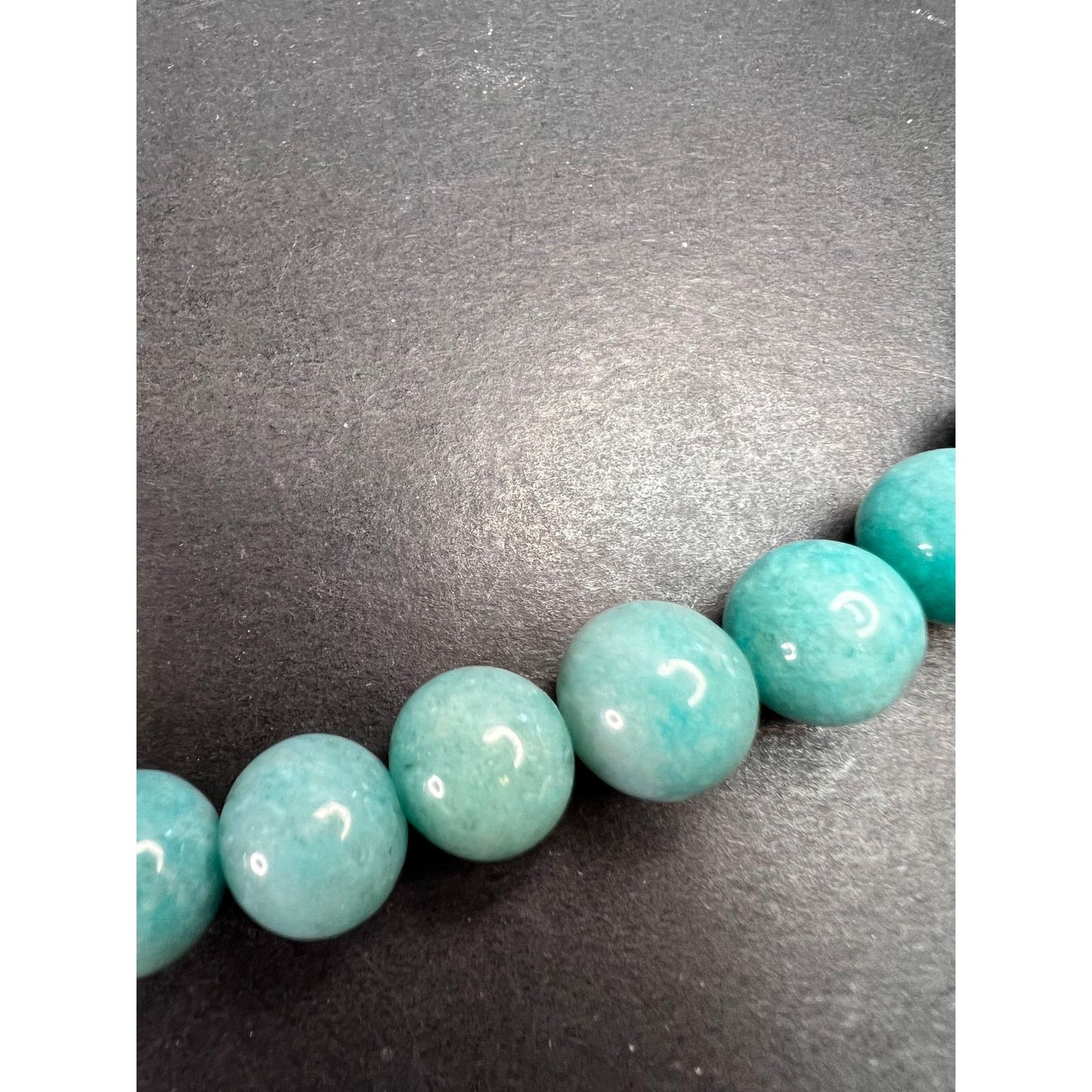 Other Dyed jadeite beaded necklace with sterling silver clasp Size ONE SIZE - 2 Thumbnail