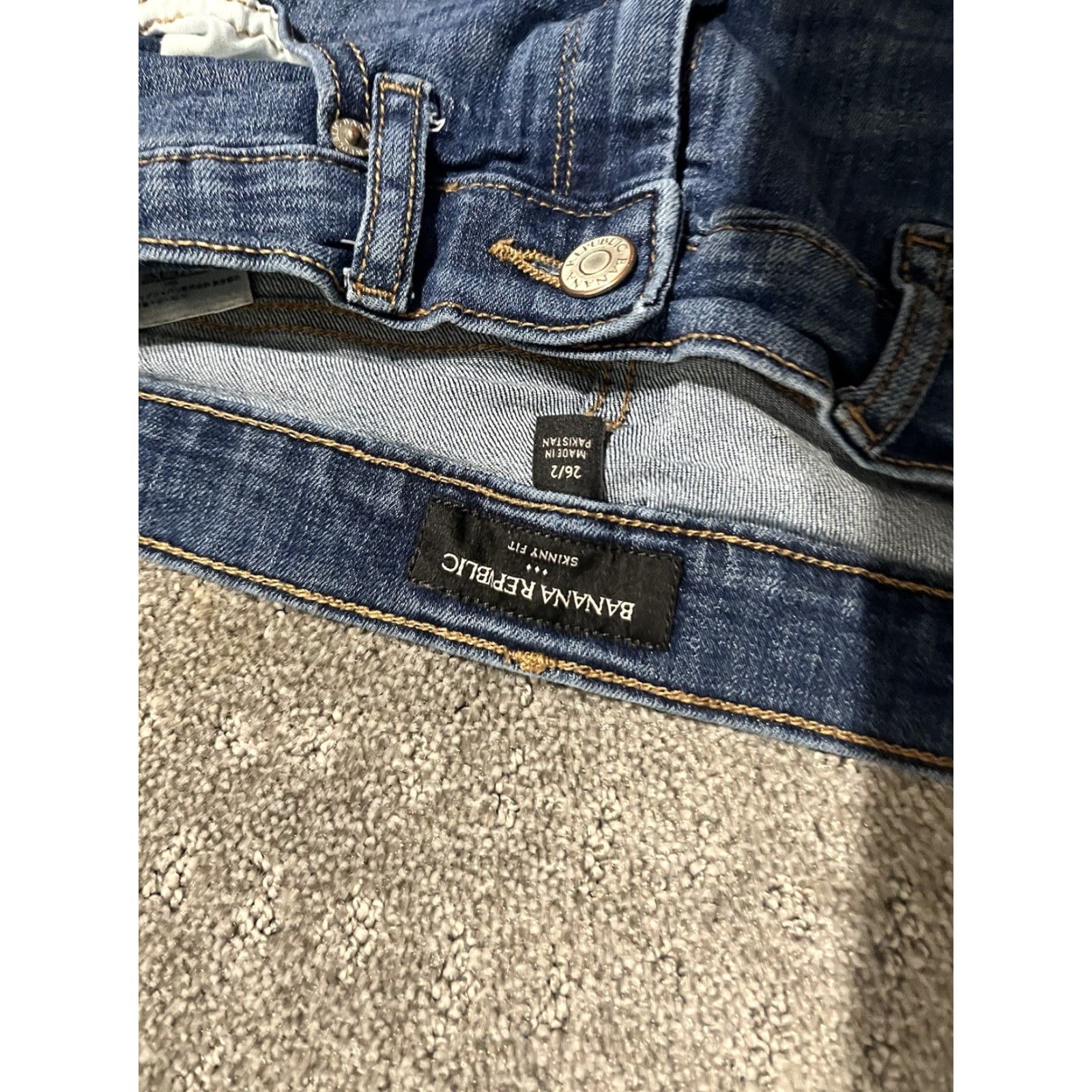 Banana Republic Banana Republic Skinny Fit Jeans Women 26 Blue Jeans Size 26 Regular Size 26" / US 2 / IT 38 - 5 Thumbnail