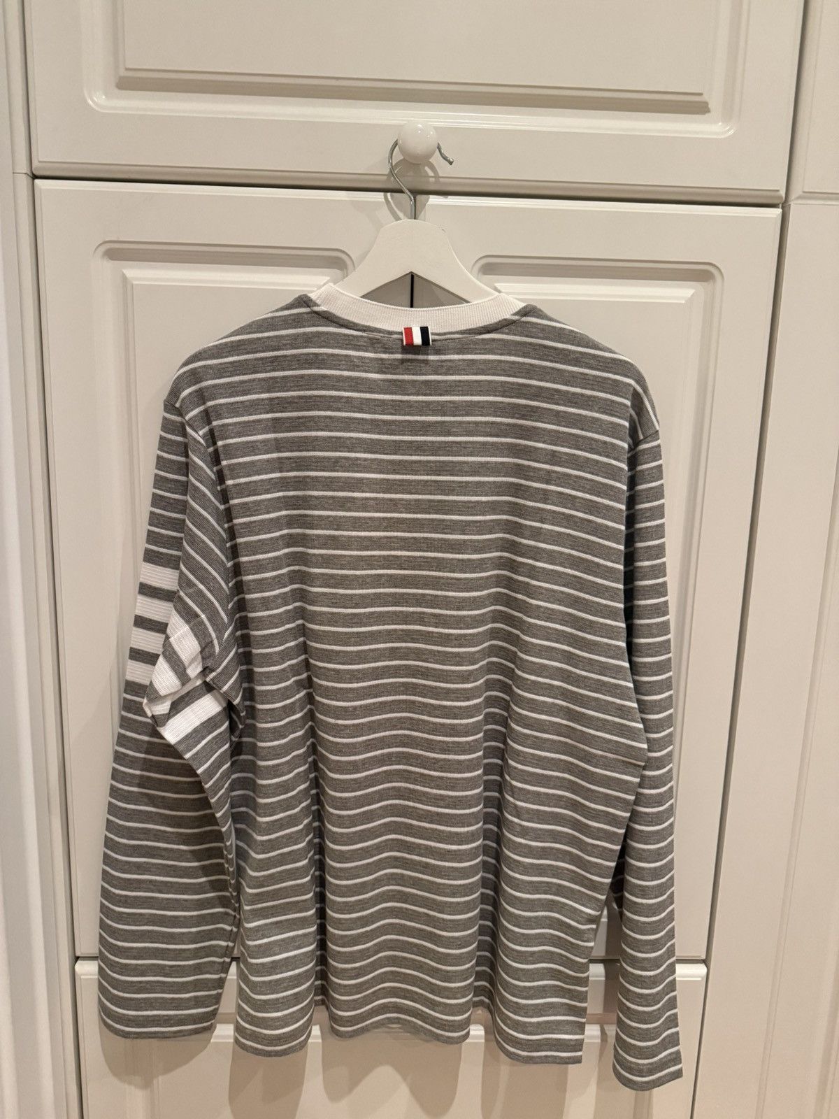 Thom Browne Thom Browne 4-Bar long sleeve t-shirt Size US L / EU 52-54 / 3 - 2 Thumbnail