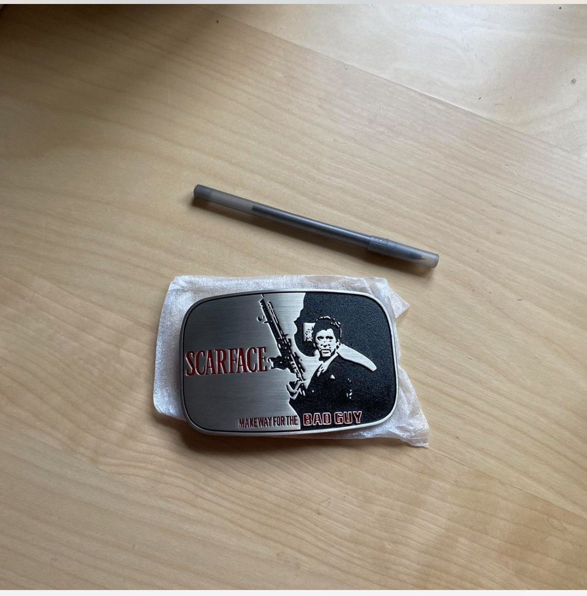 Vintage Vintage Scarface belt buckles Tony Montana Size ONE SIZE - 2 Thumbnail