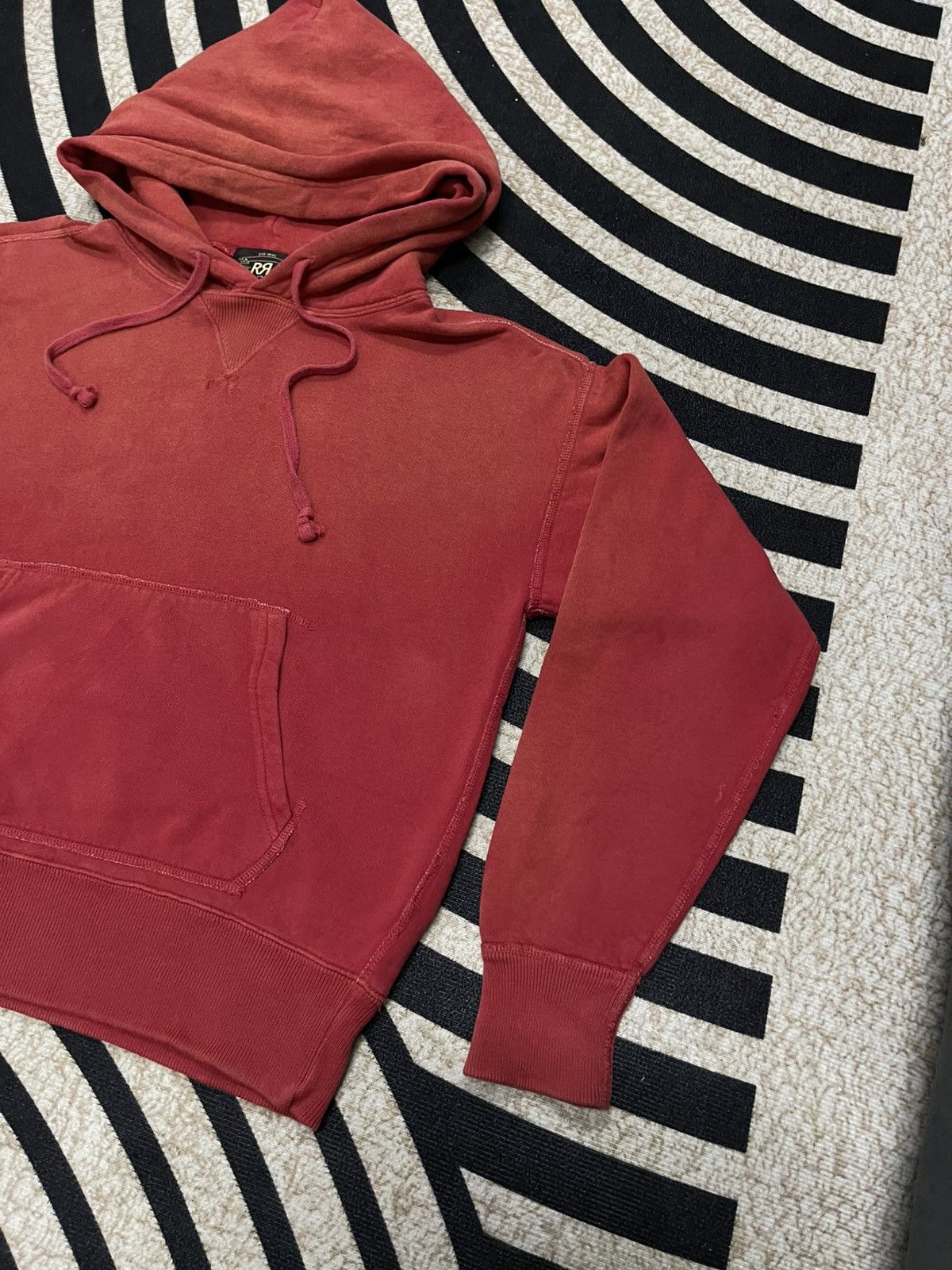 Polo Ralph Lauren 90s RRL BY POLO RALPH LAUREN HOODIE PLAIN SUN FADED Size S / US 4 / IT 40 - 5 Thumbnail