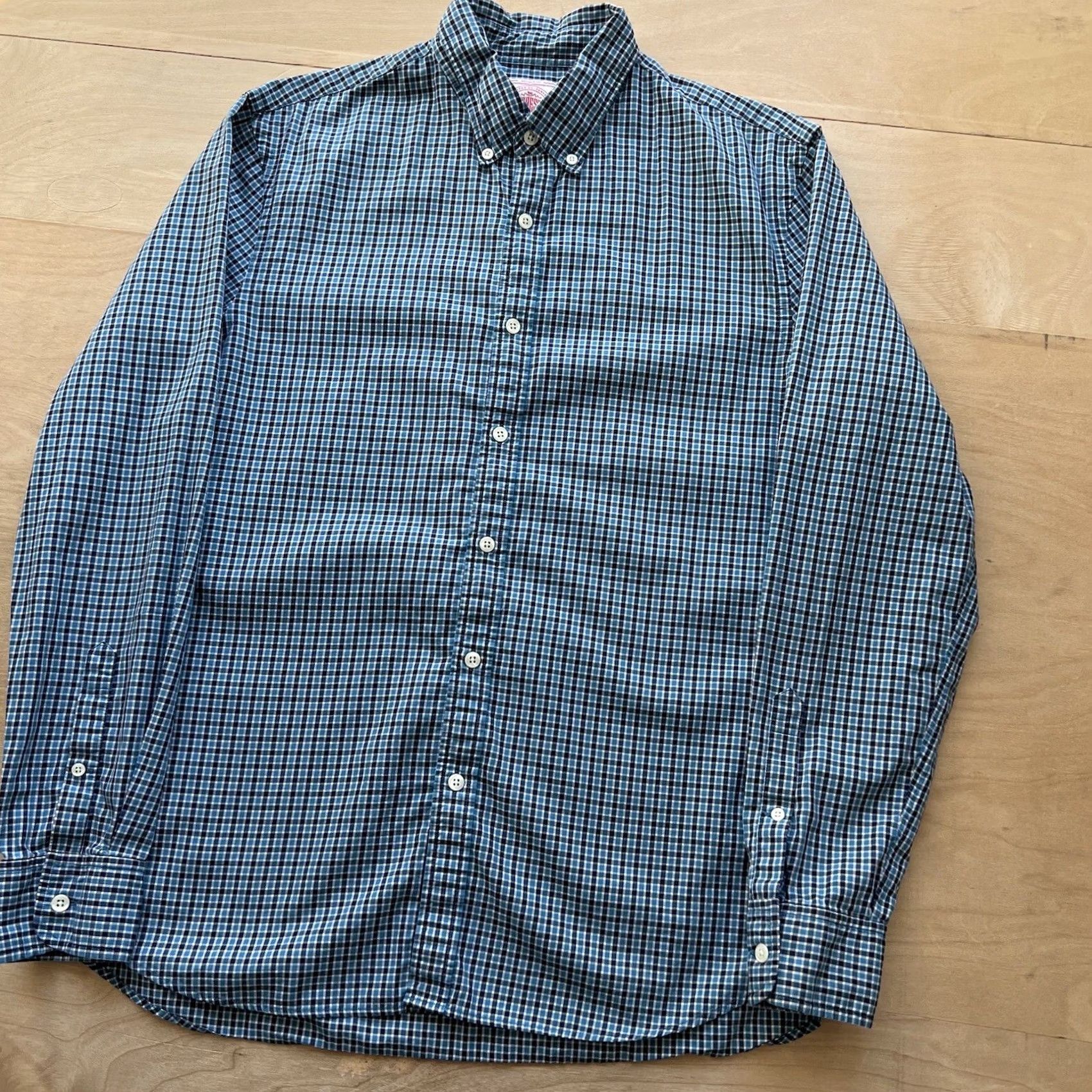 Vintage J Press Shirt Large Blue Collared Button Up Long Sleeve Chicago Illinois Size US L / EU 52-54 / 3 - 8 Thumbnail
