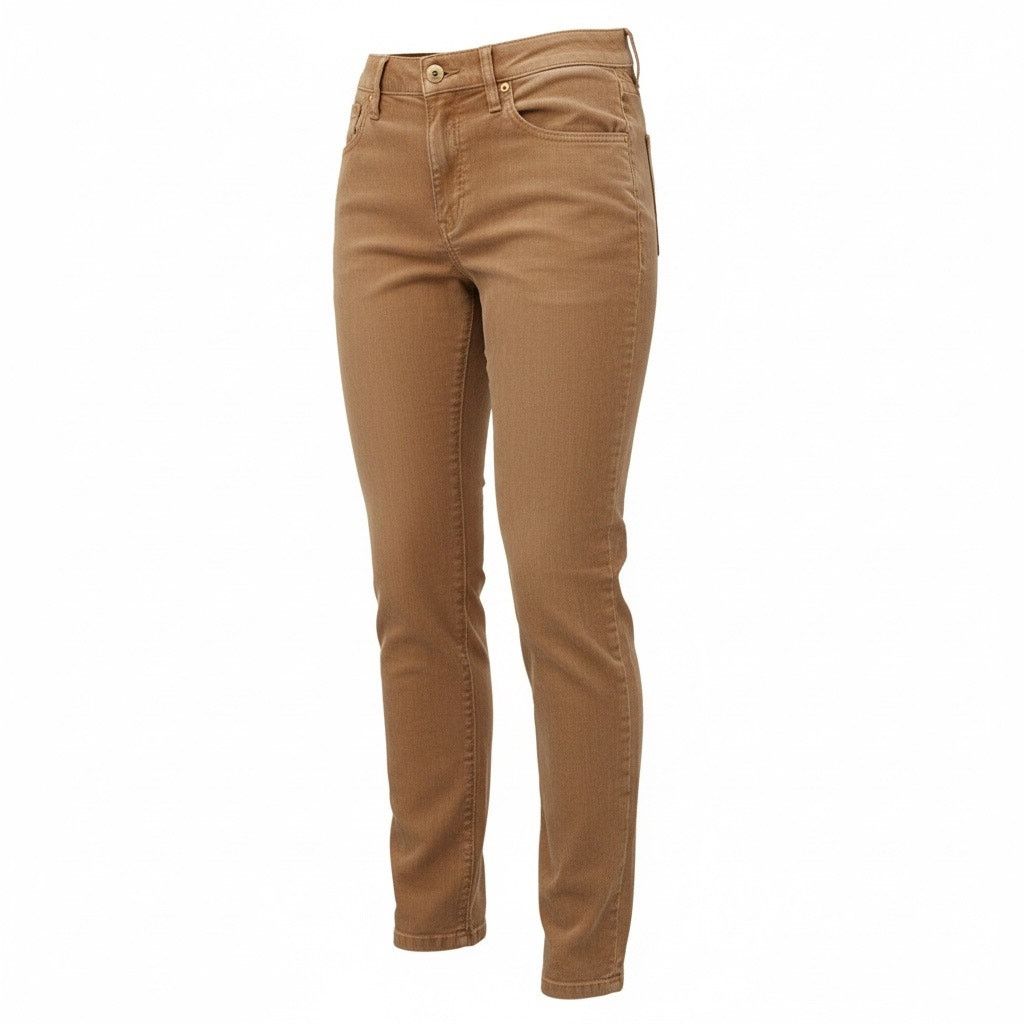 Loft LOFT Women’s Corduroy Pants Size 27 4 Tan Brown Slim Fit Size 27" / US 4 / IT 40 - 1 Thumbnail