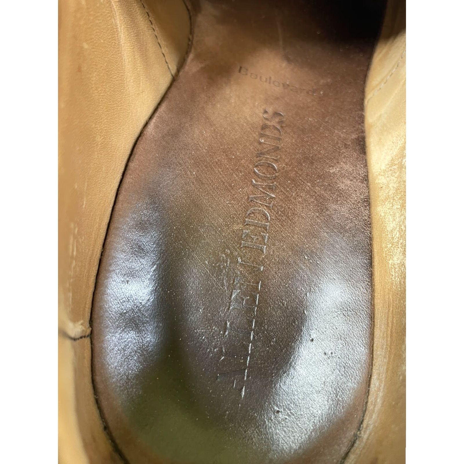 Allen Edmonds Boulevard Cap Toe Dress Shoe 10.5 3E Black Leather Wide Oxford Casual Mens Shoes