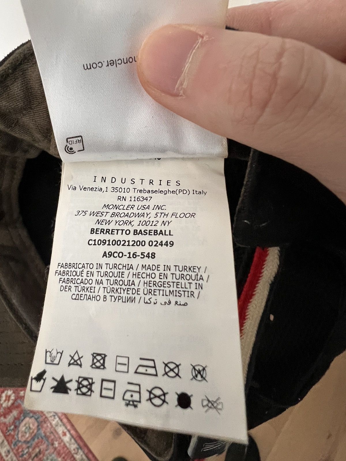 Moncler Moncler Baseball Hat Size ONE SIZE - 6 Thumbnail