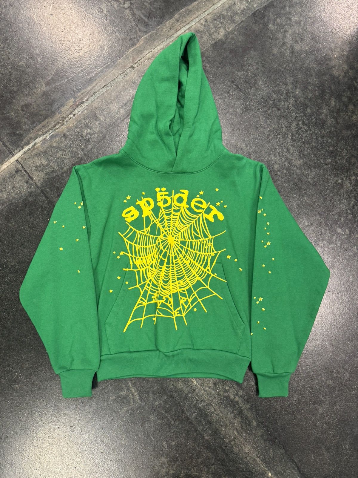 Sp5der Sp5der Hoodie Green Size US S / EU 44-46 / 1 - 1 Thumbnail