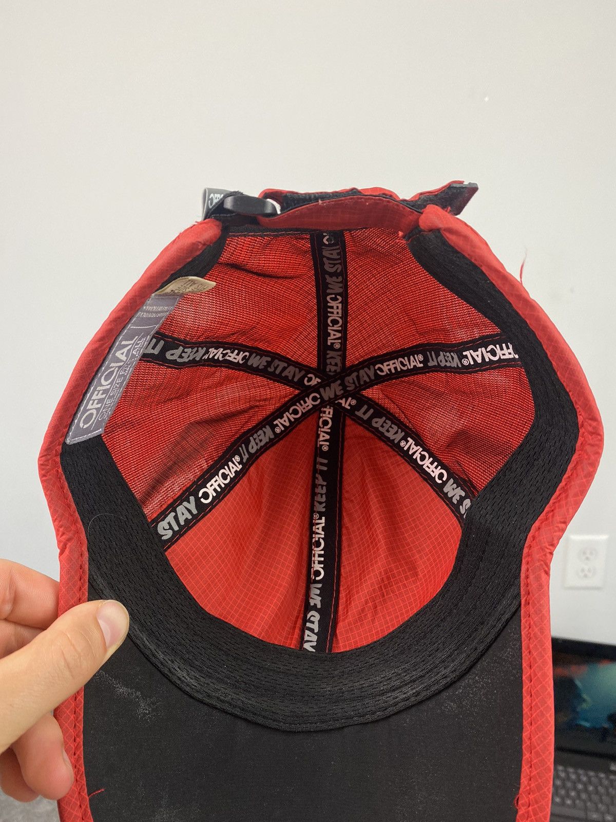 Nike × Vintage Red Official USA Hat, Official, One Size Fits All, Gingham Size ONE SIZE - 6 Thumbnail