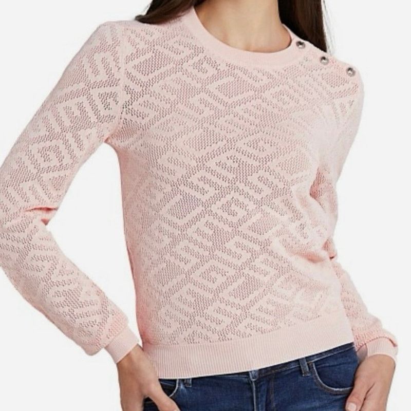 Guess Guess Paula Allover G Long Sleeve Logo Knit Sweater XL Y2K Size XL / US 12-14 / IT 48-50 - 2 Thumbnail
