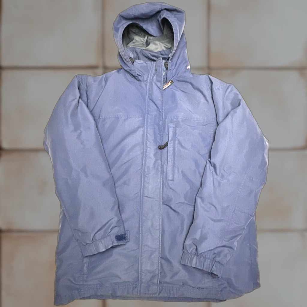 Vintage VINTAGE LL Bean 2-in-1 Womens Coat Hooded L L Bean Blue 28" Length Zip Removable Lining Thermolite Blue Womens Coat Parka Winter Fall Spring Men's? Size L / US 10 / IT 46 - 1 Thumbnail
