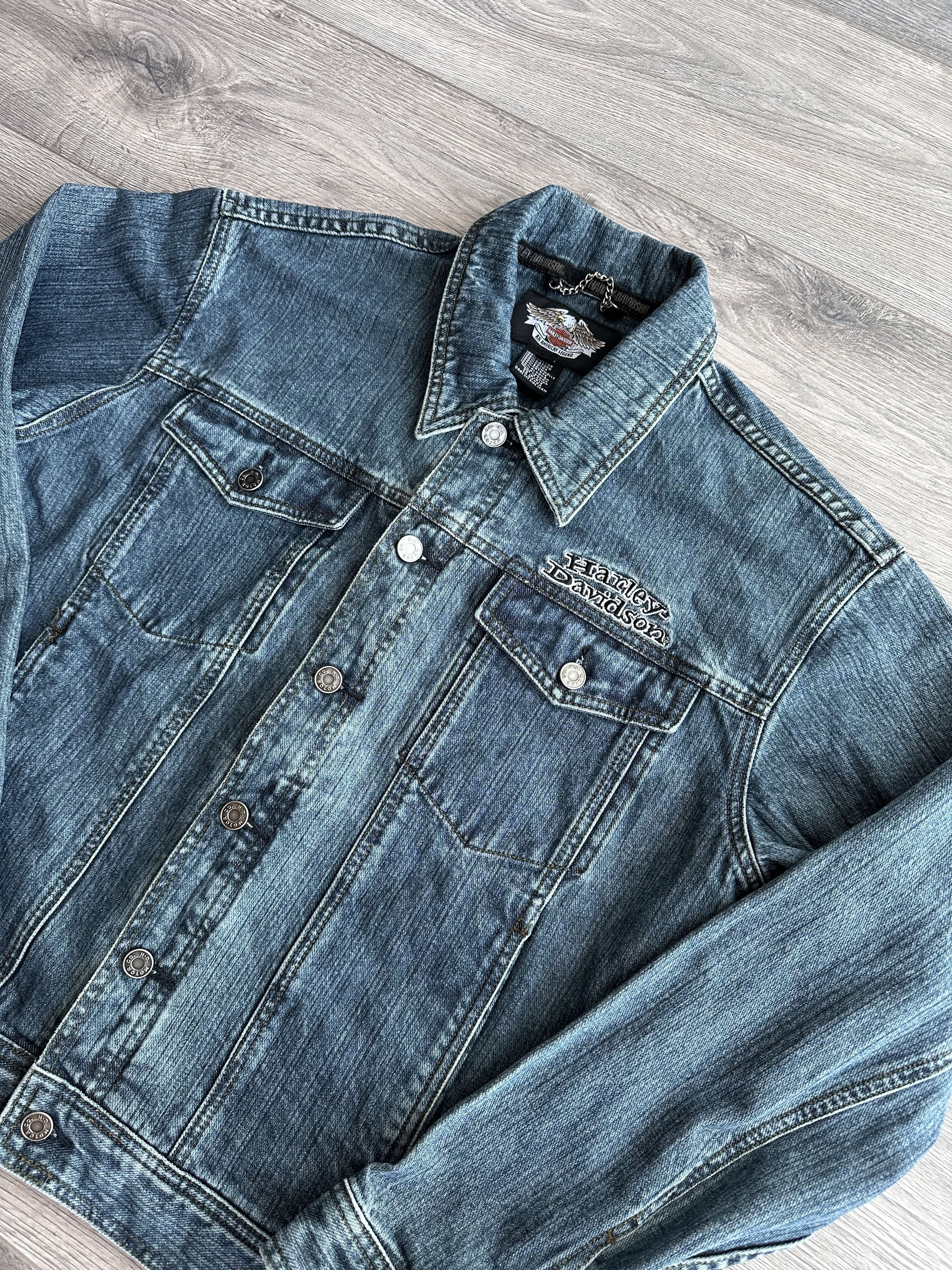 Harley Davidson Harley Davidson Vintage Jeans Jacket Size US M / EU 48-50 / 2 - 3 Thumbnail