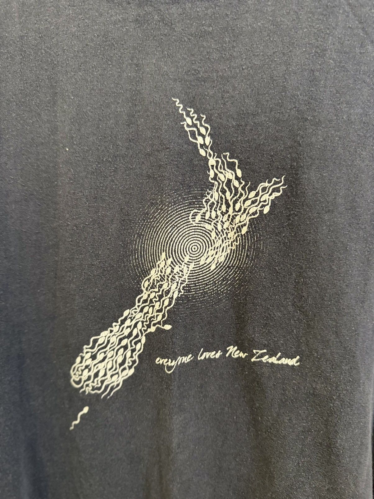 Vintage Vintage 90s SPERMATOZOID Faded T Shirt Size US L / EU 52-54 / 3 - 3 Thumbnail