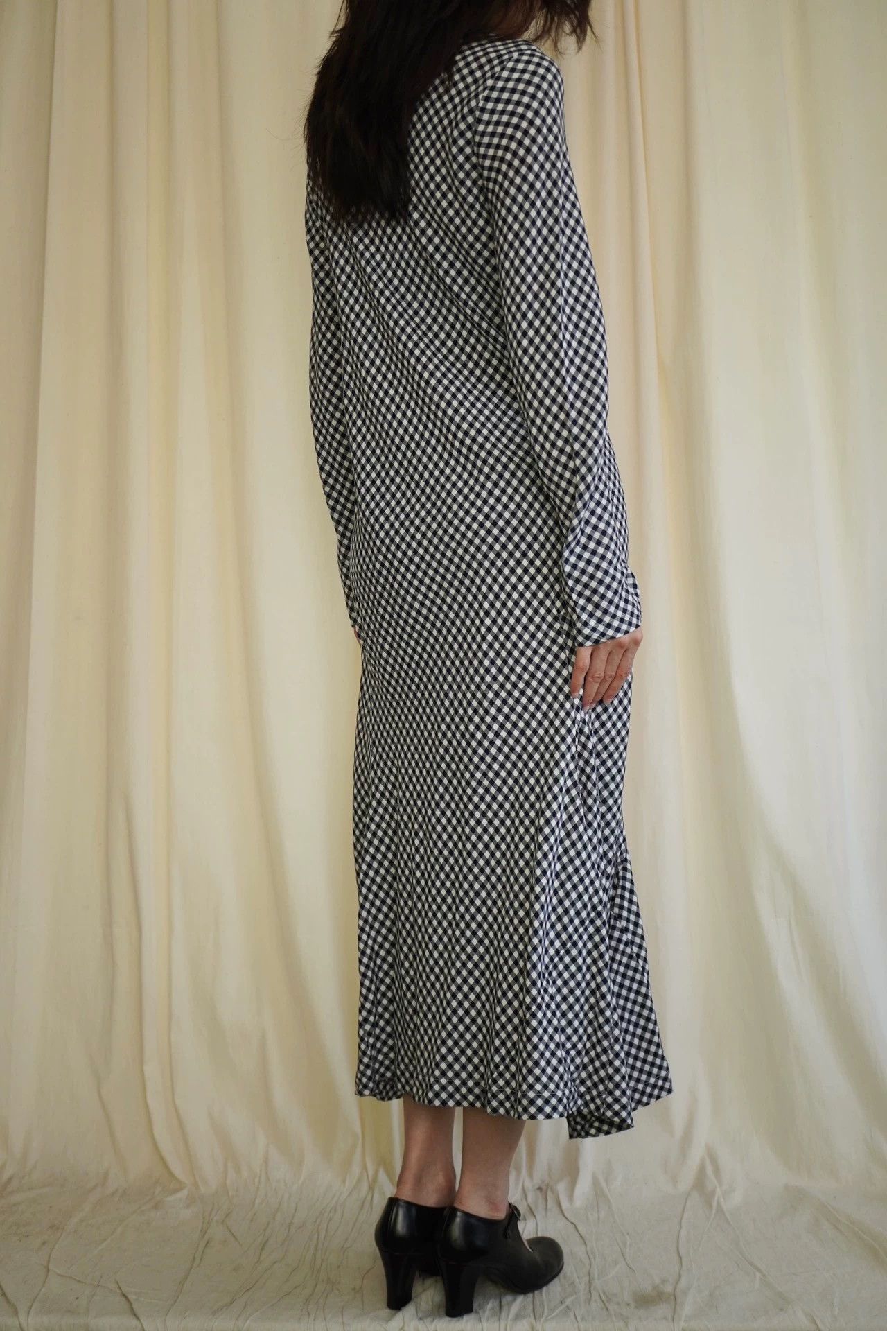 Comme des Garcons COMME des GARCONS 1998 Women's Blue Checkered Side Hook Dress M Size M / US 6-8 / IT 42-44 - 5 Thumbnail