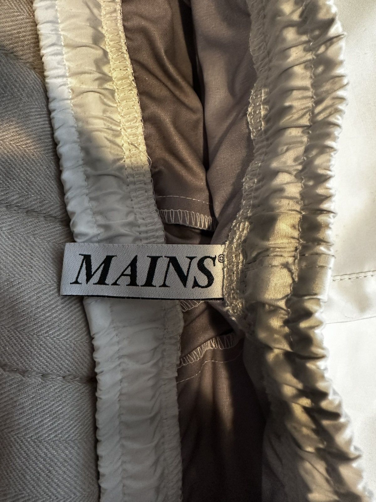MAINS × Skepta Mains X Skepta White W/ Blue Red stripeTrack suit Pants XXS Size US 26 / EU 42 - 3 Thumbnail