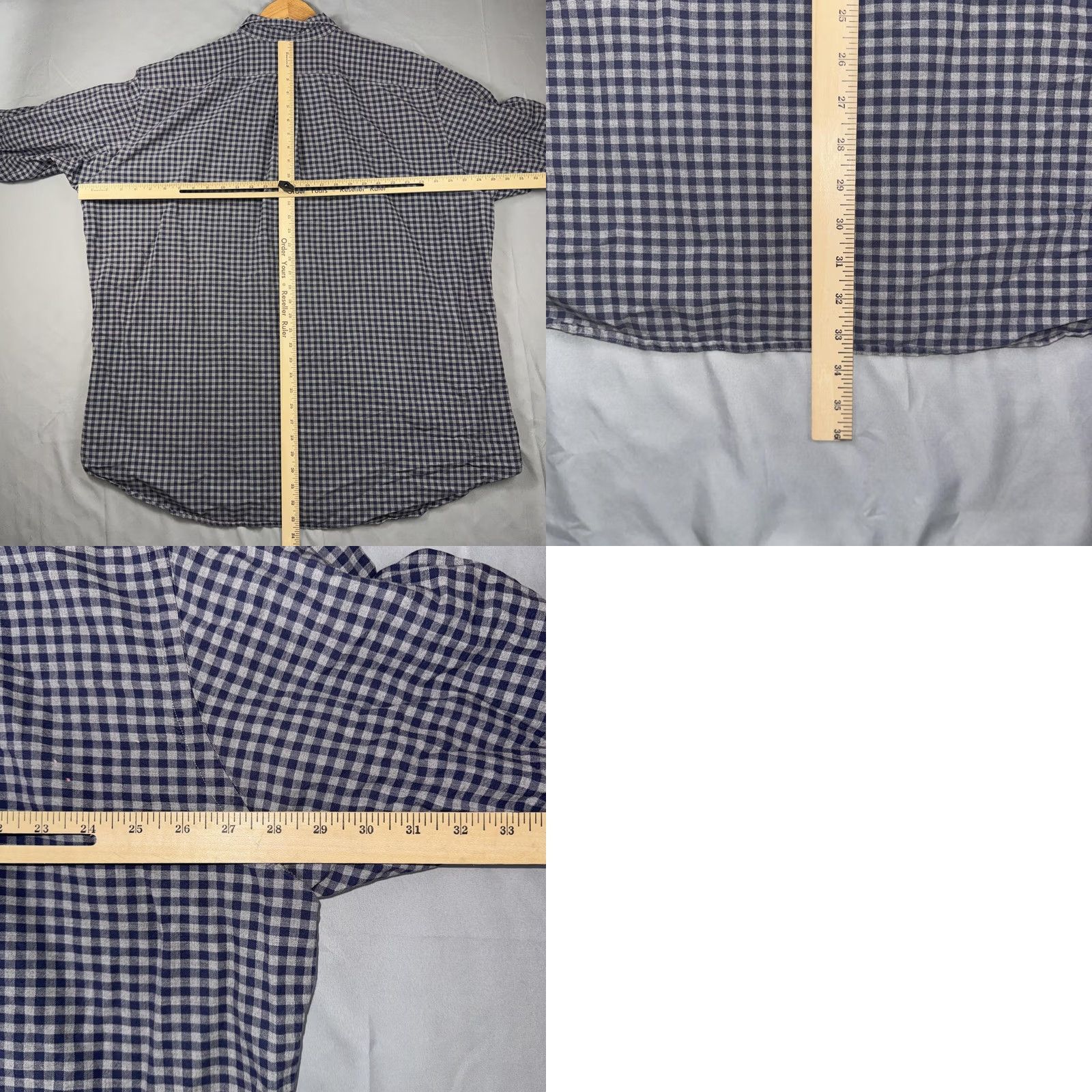 Ralph Lauren Ralph Lauren Shirt Men 2XLT Blue Gingham Button-Down Long Sleeve Casual Stay Relaxed Fit Big & Tall Size US XXL / EU 58 / 5 - 8 Thumbnail