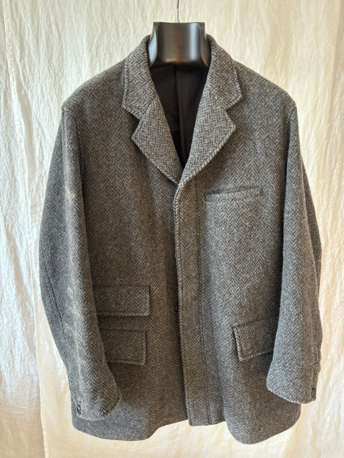 Taiga Takahashi T.T Lot.405 Atelier Coat Sumi Dyed Black Size 38 Size US M / EU 48-50 / 2 - 8 Thumbnail