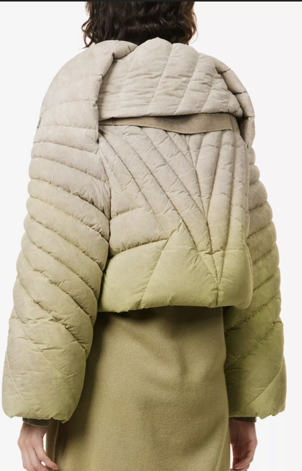 Rick Owens x Moncler gradient-pattern shell-down jacket