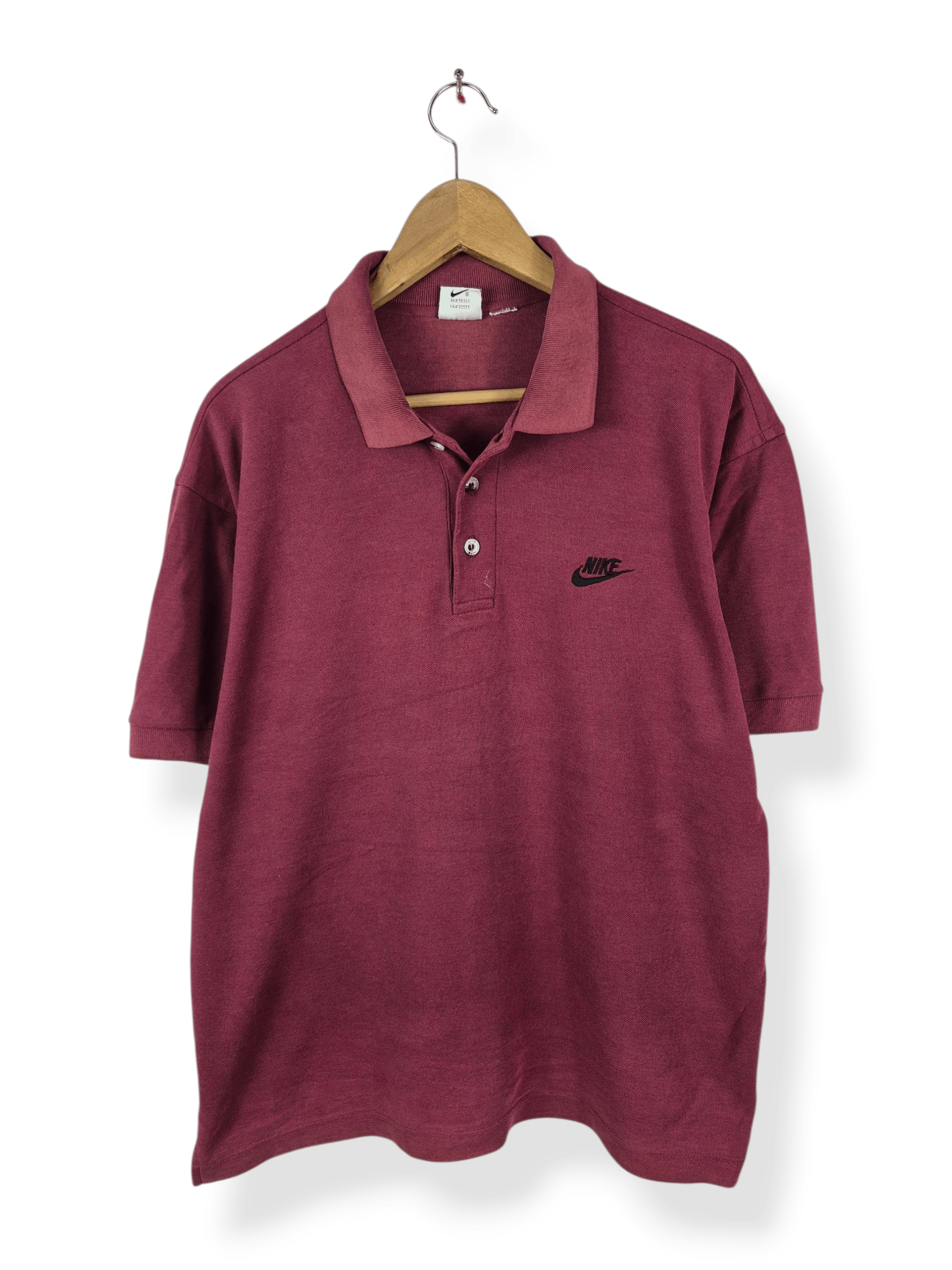 Nike 🔥 Vintage Y2K Nike Small Logo Swoosh Polo Collar Tee Casual Size US L / EU 52-54 / 3 - 1 Thumbnail