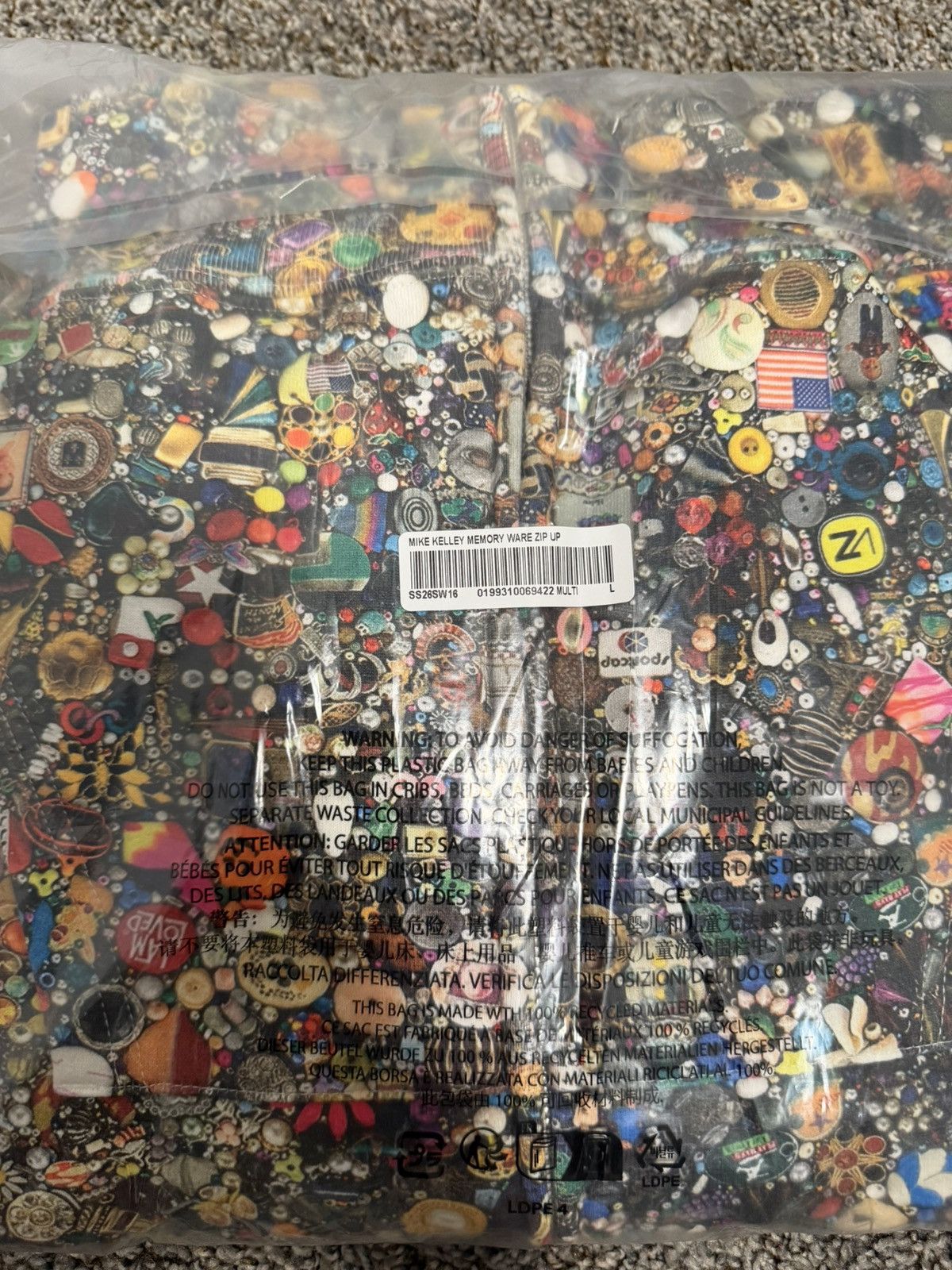 Supreme SUPREMEx MIKE KELLEY MEMORY WARE Size US L / EU 52-54 / 3 - 3 Thumbnail
