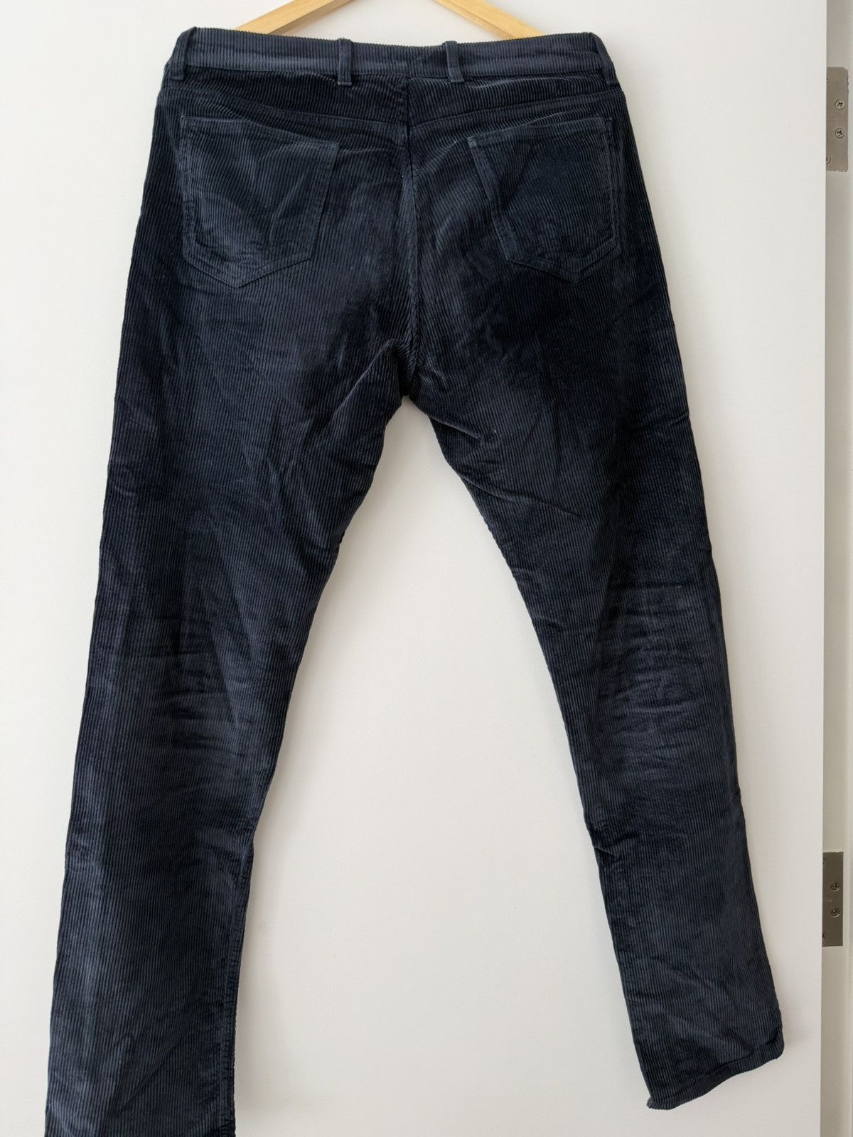 Eleventy Eleventy Platinum - blue velvet trousers Size US 33 - 2 Thumbnail