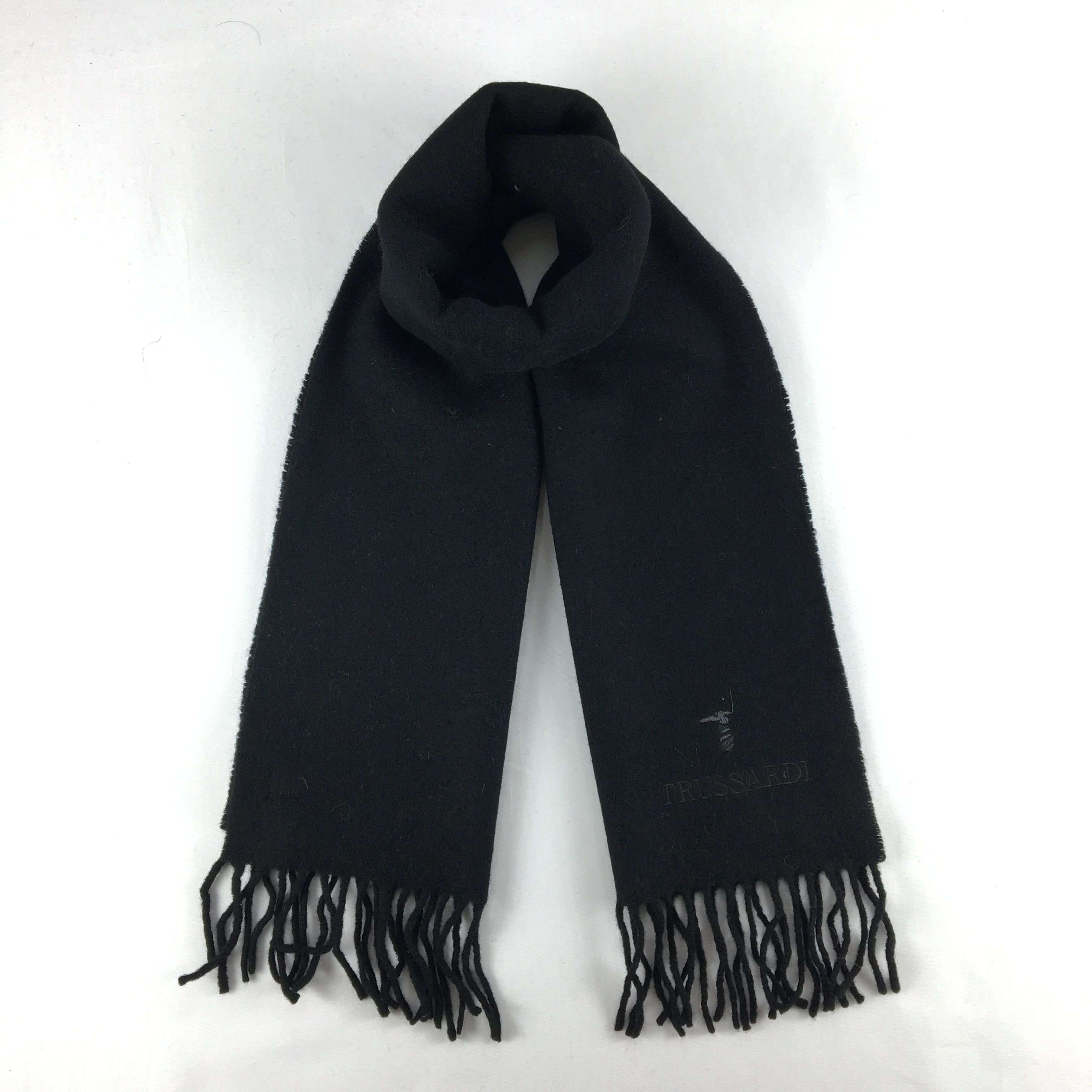 Trussardi Vintage Trussardi Scarf Muffler Wool Cashmere Scarves . Size ONE SIZE - 1 Thumbnail