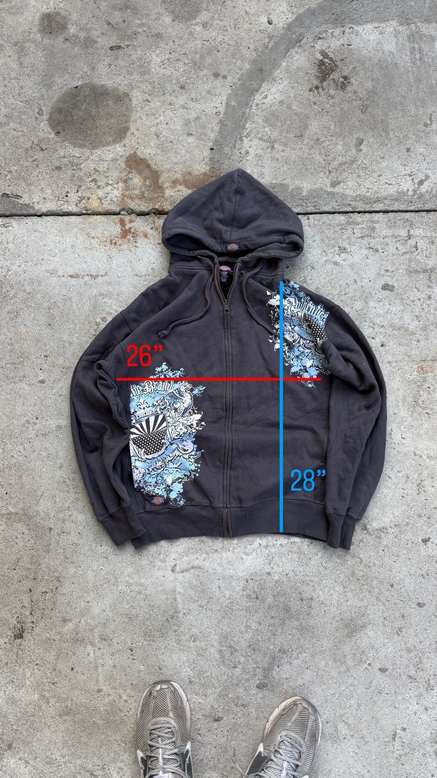 Dickies Y2k Vintage Dickies Zip Up Size US L / EU 52-54 / 3 - 3 Thumbnail