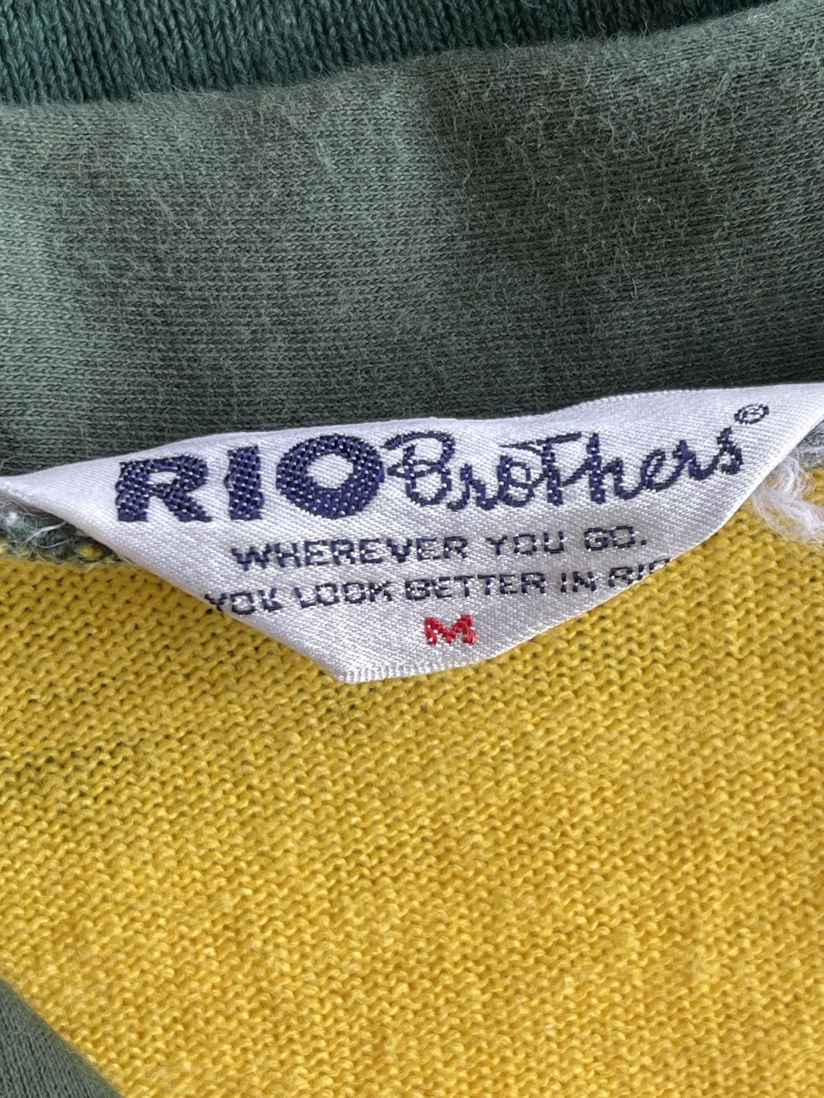 Japanese Brand Vintage Rio Brothers Rugby Shirt (Fit To S) Size US S / EU 44-46 / 1 - 7 Thumbnail