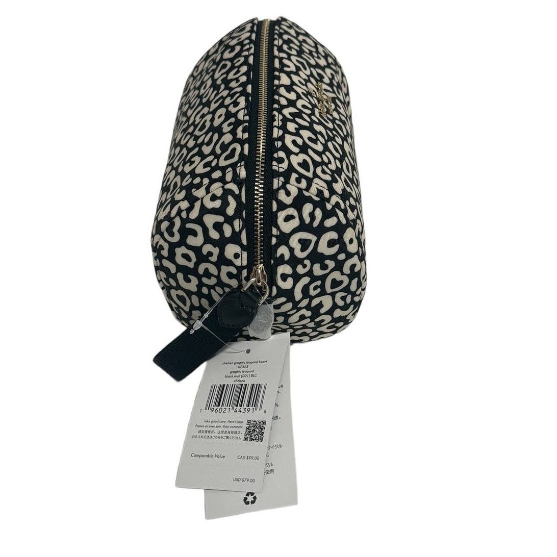 Kate Spade Kate Spade Chelsea Leopard Heart Medium Cosmetic Case Size ONE SIZE - 5 Thumbnail