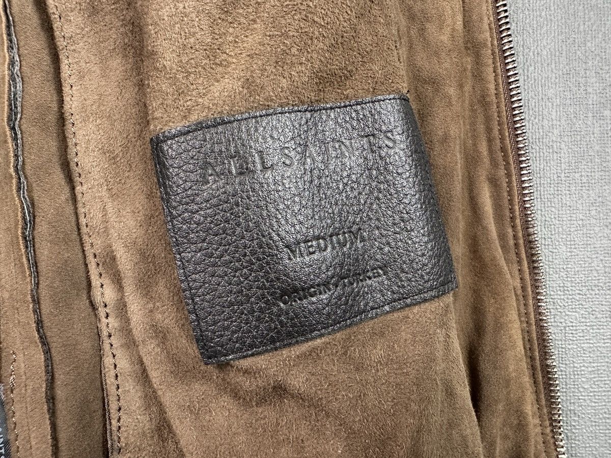 Allsaints ALLSAINTS Suede Hale Bomber Jacket Brown Men’s size M Size US M / EU 48-50 / 2 - 9 Thumbnail