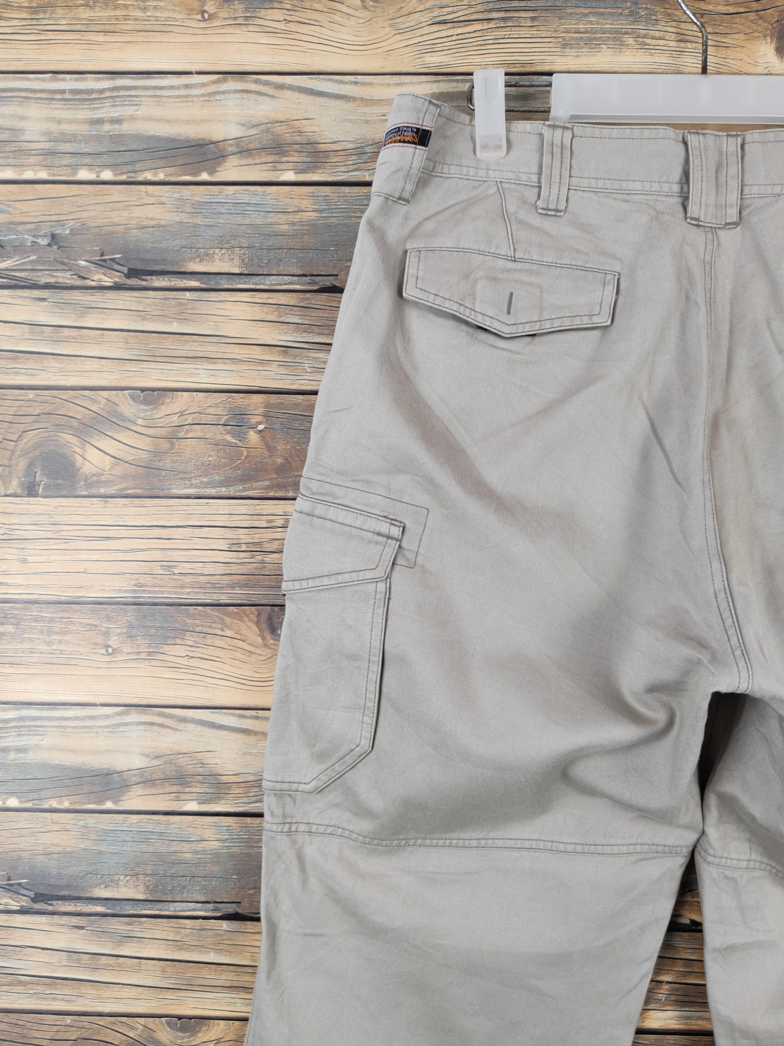 Japanese Brand Burtle Gray Multipocket Tactical Cargo Pants #W1022 Size US 34 / EU 50 - 8 Thumbnail