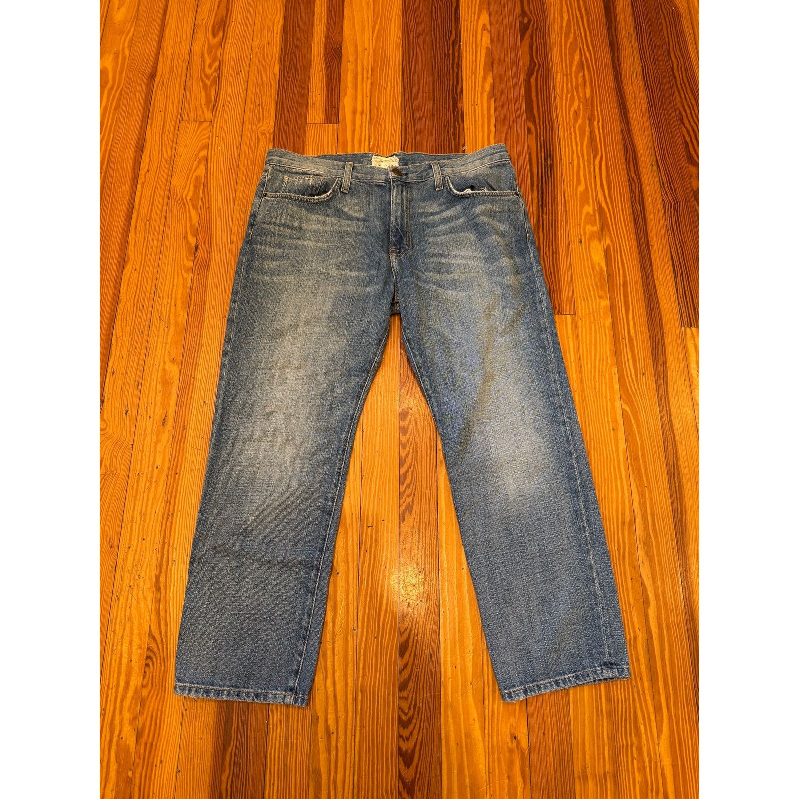 Current/Elliot Current Elliott The Boyfriend Straight Leg Jeans Sz 30 Size 30" / US 8 / IT 44 - 1 Thumbnail