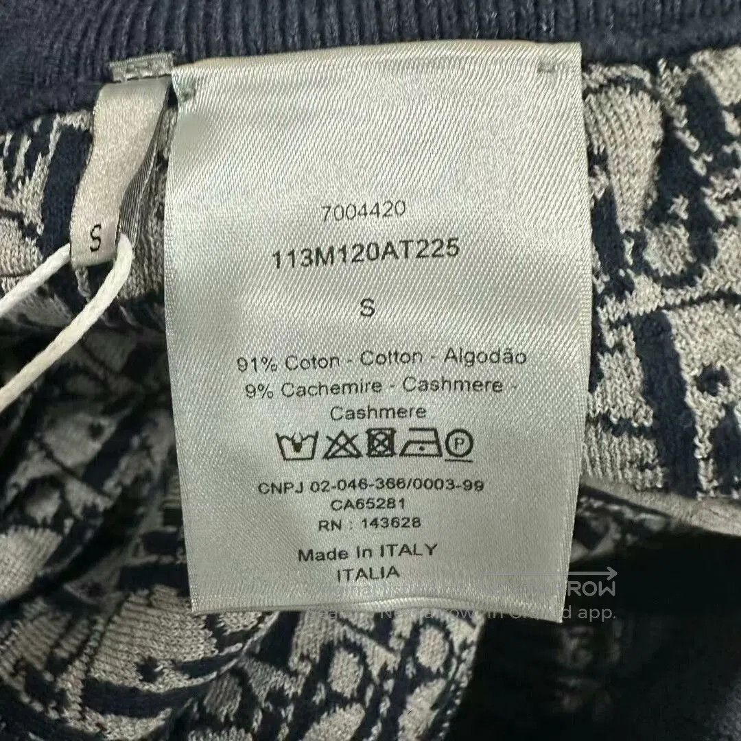 Dior Dior Cashmere Printed Pants Size S. Size 23" - 5 Thumbnail