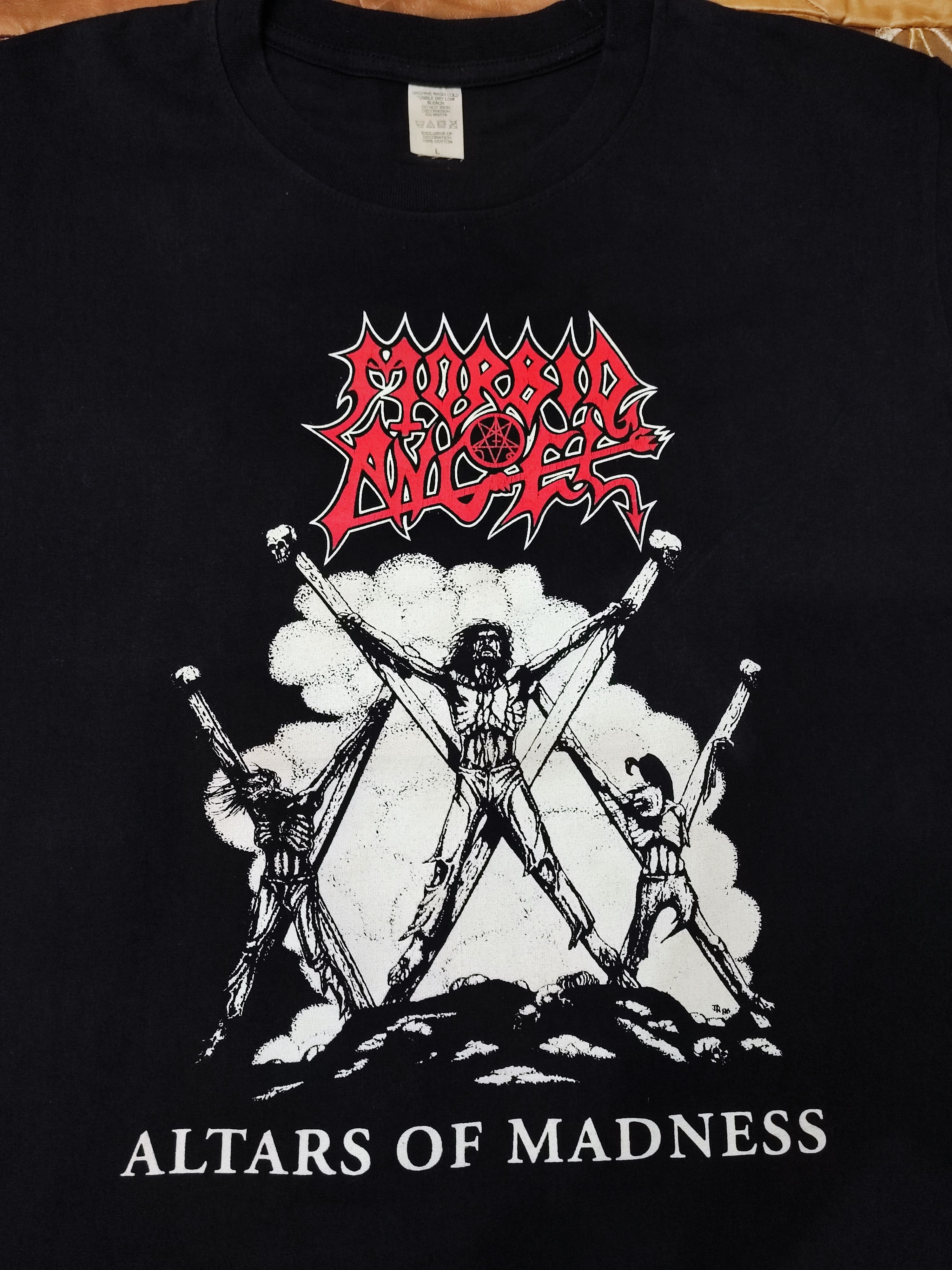 Band Tees Morbid Angel Altars of Madness Death Metal Band T-Shirt Size US M / EU 48-50 / 2 - 5 Thumbnail