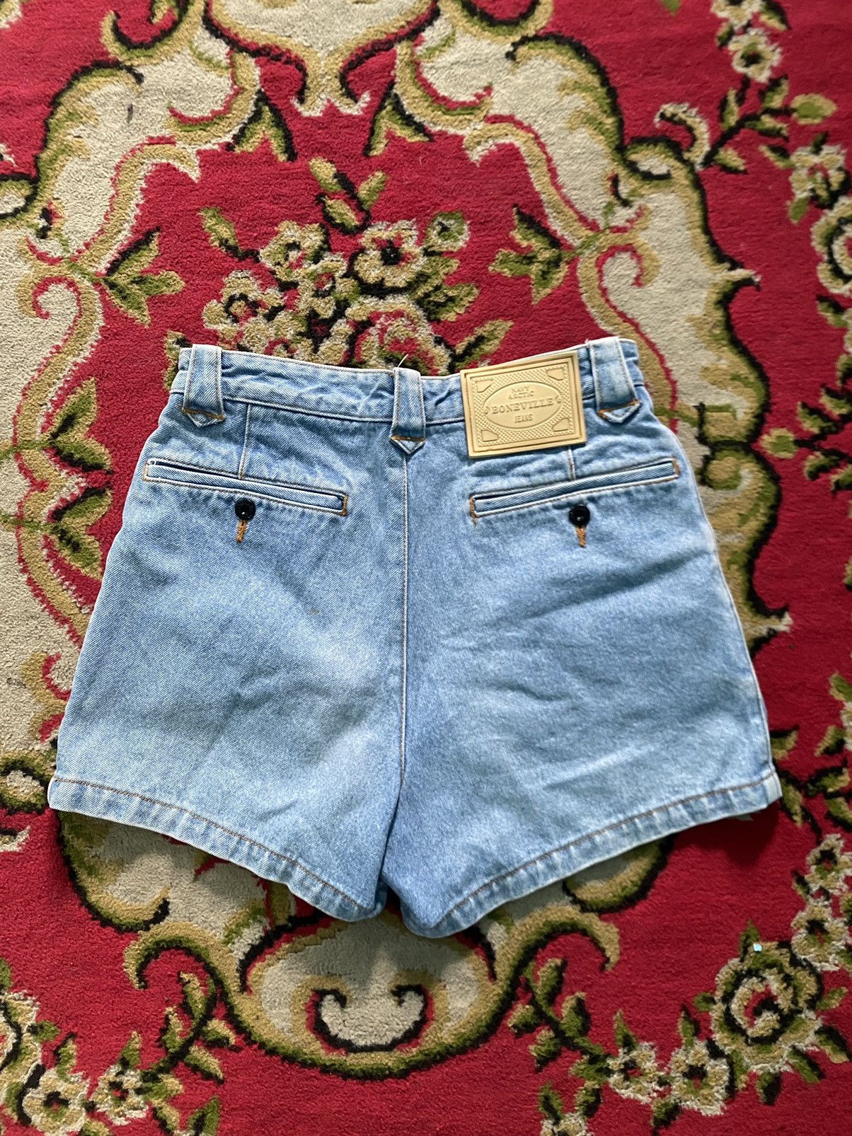 Boneville Vintage boneville Navy artic short pants jeans Size 29" - 2 Thumbnail