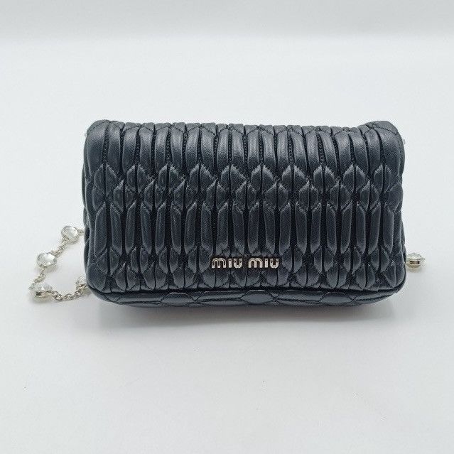 Miu Miu Miu Miu Miu Crystal Nappa Leather Mini-bag Size ONE SIZE - 2 Thumbnail