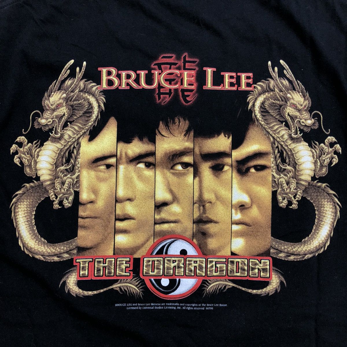 Vintage Vintage Bruce Lee The Dragons Promo Bootleg Tees Size US XL / EU 56 / 4 - 3 Thumbnail