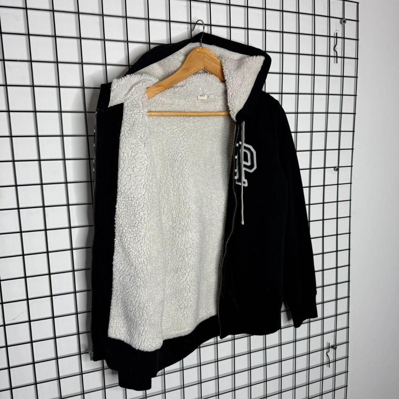 Gap GAP Zip UP Sherpa Hoodie Womans Black 2000s Size S / US 4 / IT 40 - 5 Thumbnail