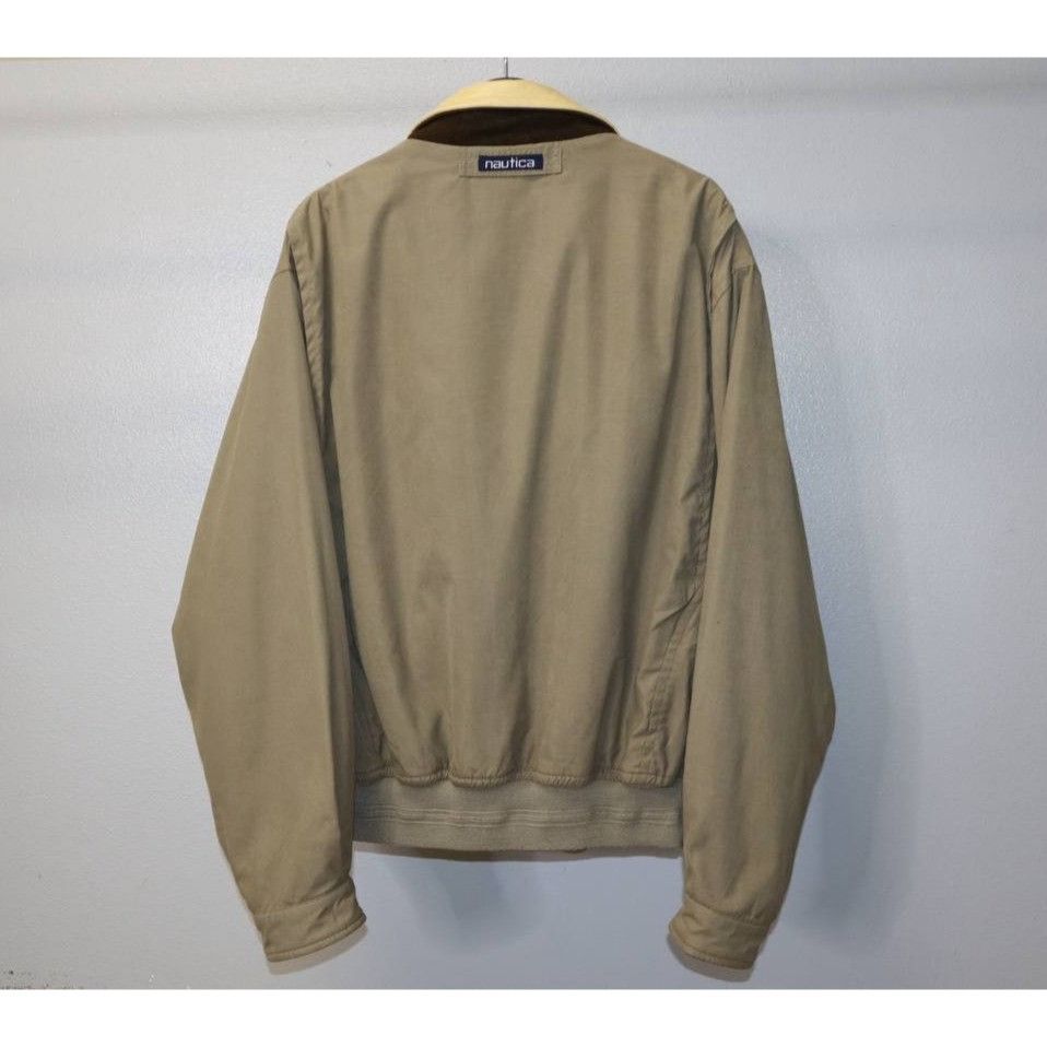 Vintage Vintage 90s Nautica Reversible Leather Suede Bomber Jacket L Size US L / EU 52-54 / 3 - 5 Thumbnail
