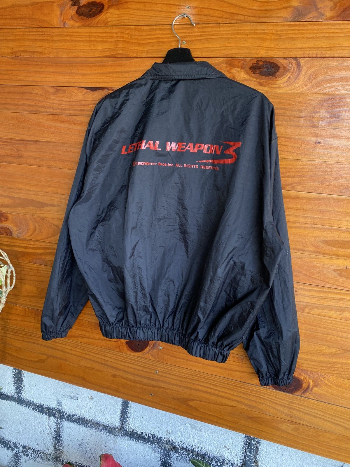 Vintage Vintage Lethal Weapon 3 Movie Promo Warner Bros 1992 Black Size US M / EU 48-50 / 2 - 4 Thumbnail